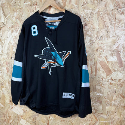 San Jose Sharks NHL jersey Black Large
