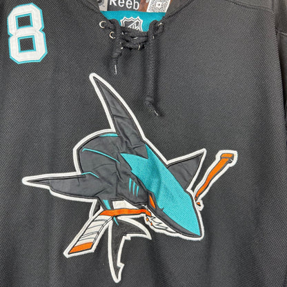 San Jose Sharks NHL jersey Black Large