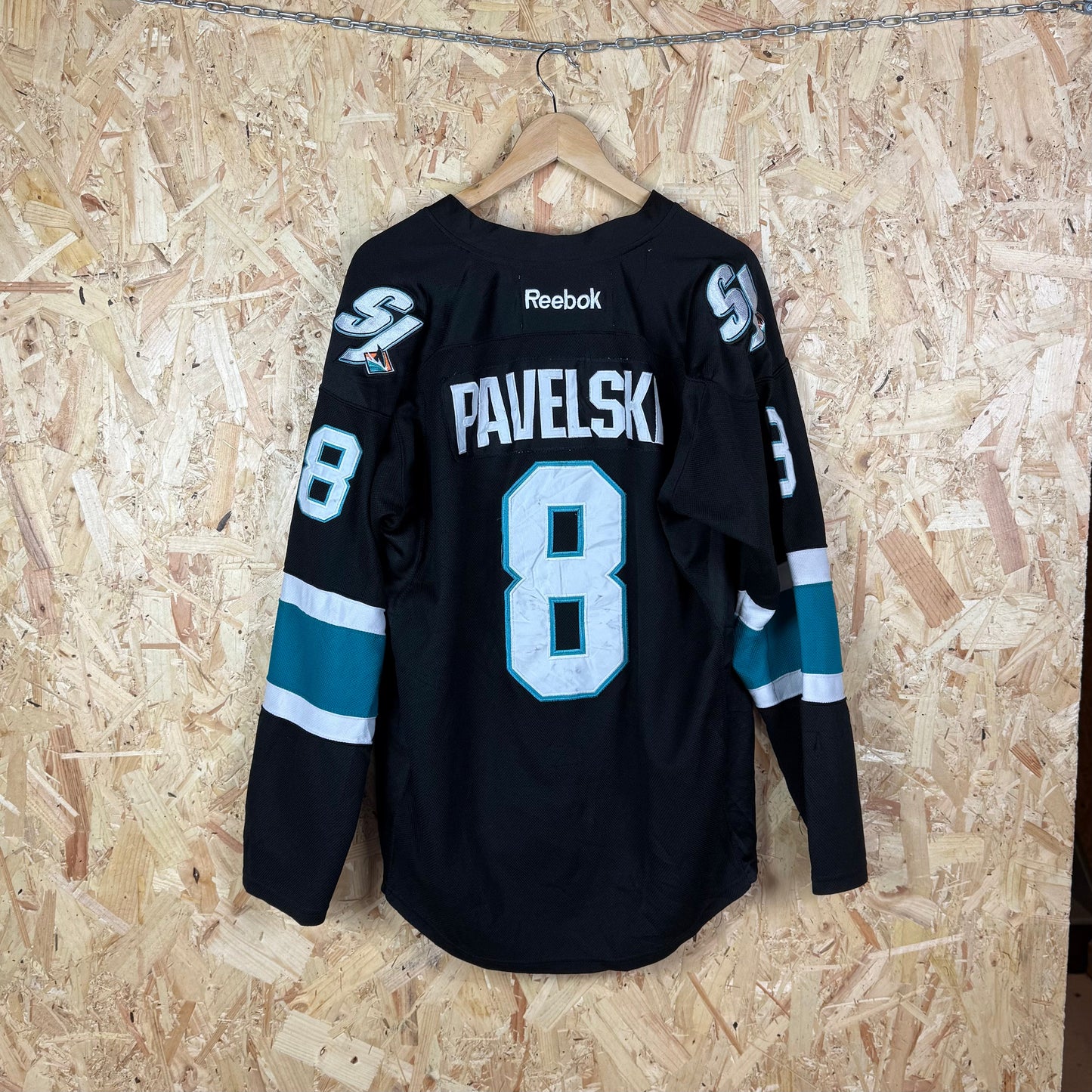 San Jose Sharks NHL jersey Black Large