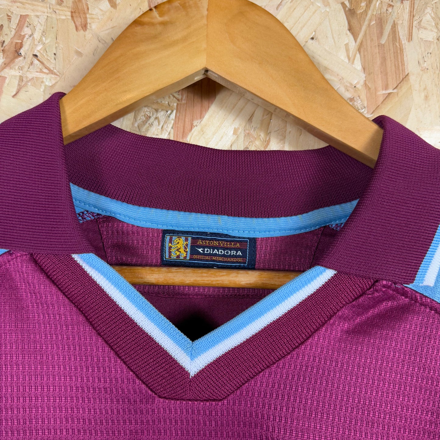 Aston Villa 2000/01 Home Shirt Diadora Size L