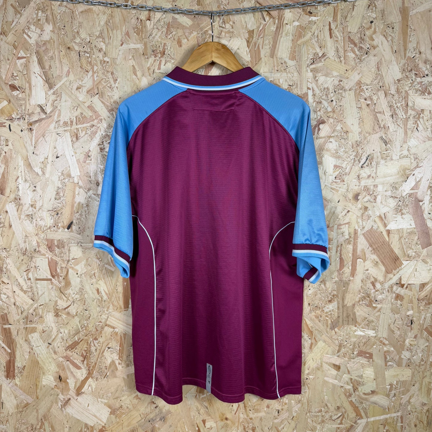 Aston Villa 2000/01 Home Shirt Diadora Size L