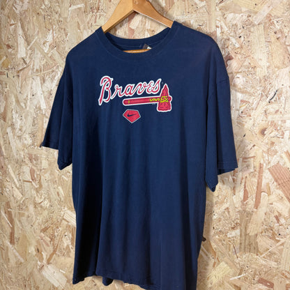 Alanta Braves Nike Navy T-Shirt Size L
