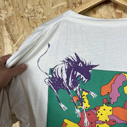 The Rolling Stones Vintage 1990 Urban Jungle Europe Andy Warhol T Shirt XL SS