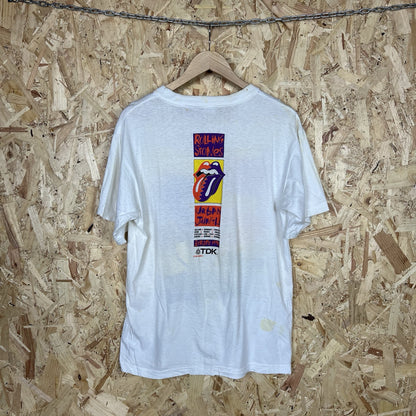 The Rolling Stones Urban Jungle Europe 1990 Vintage UK Promo t-shirt White Large