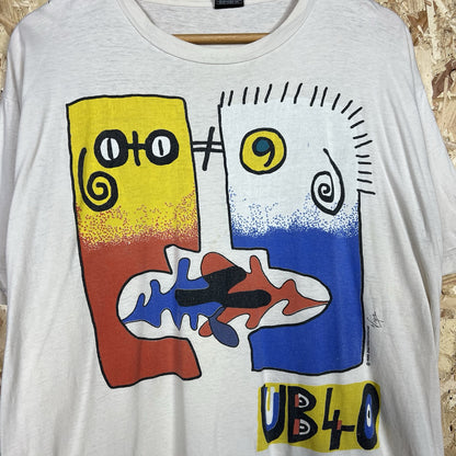Vintage UB40 Rat in the Kitchen 1986 t-shirts Short Sleeve Rare