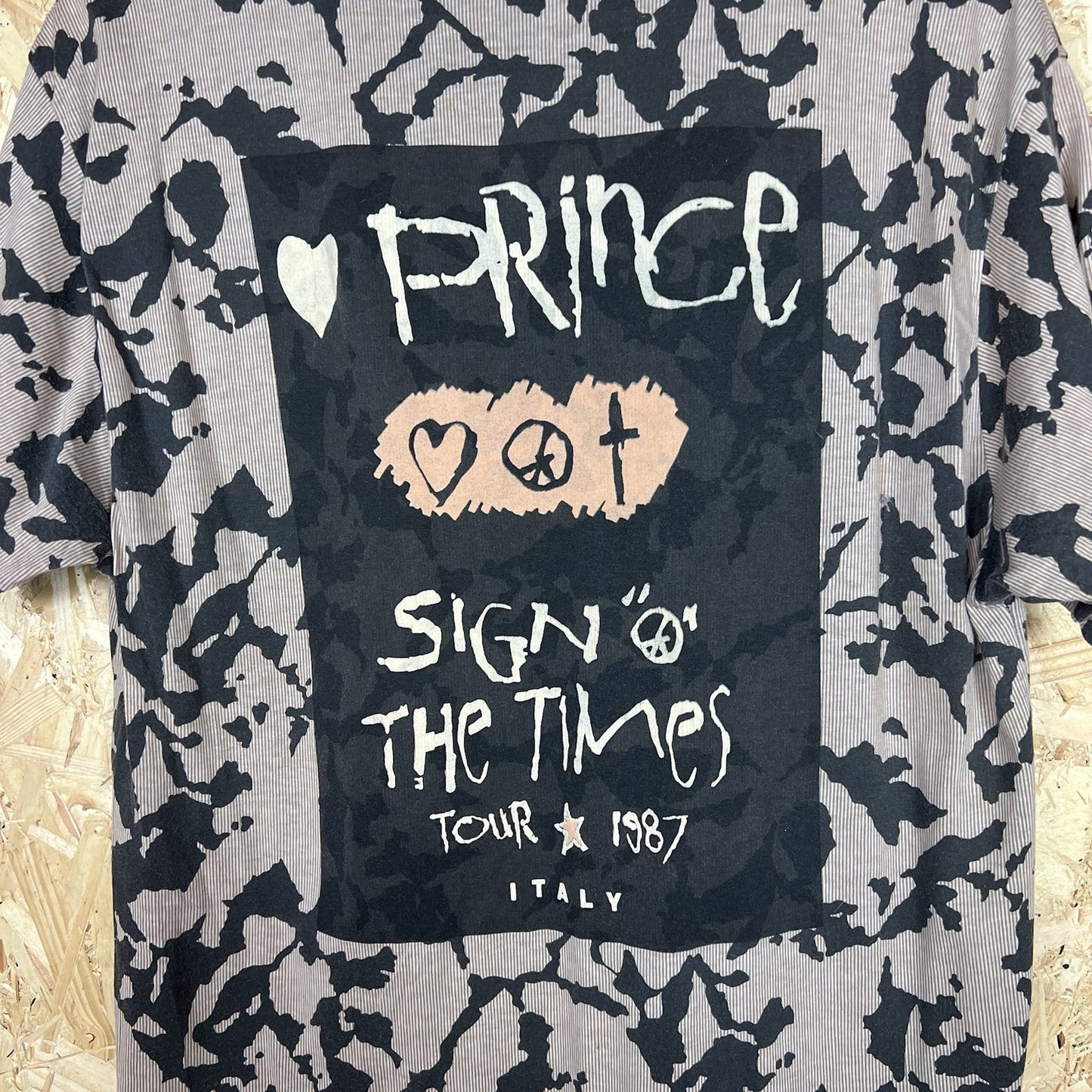 Vintage Prince Jetset Sign O The Times T Shirt AOP Large V Rare Original