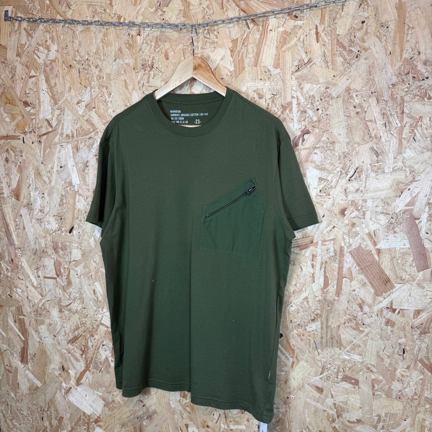 Maharishi Green Pocket T-Shirt Men's Size M