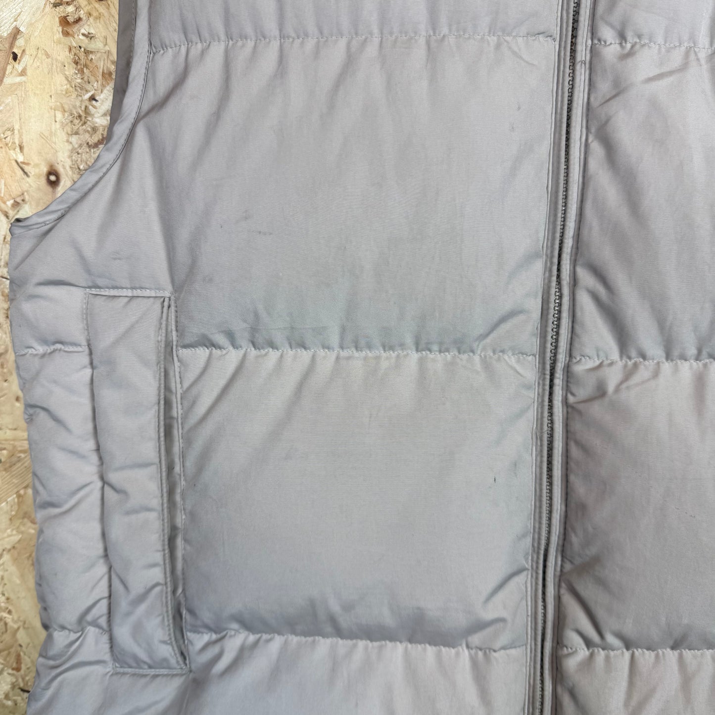 90's Nike Beige Gilet Puffer Style Size S