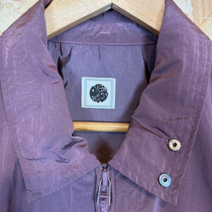 Pretty Green Purple Shimmer Light Weight Jacket Size XL