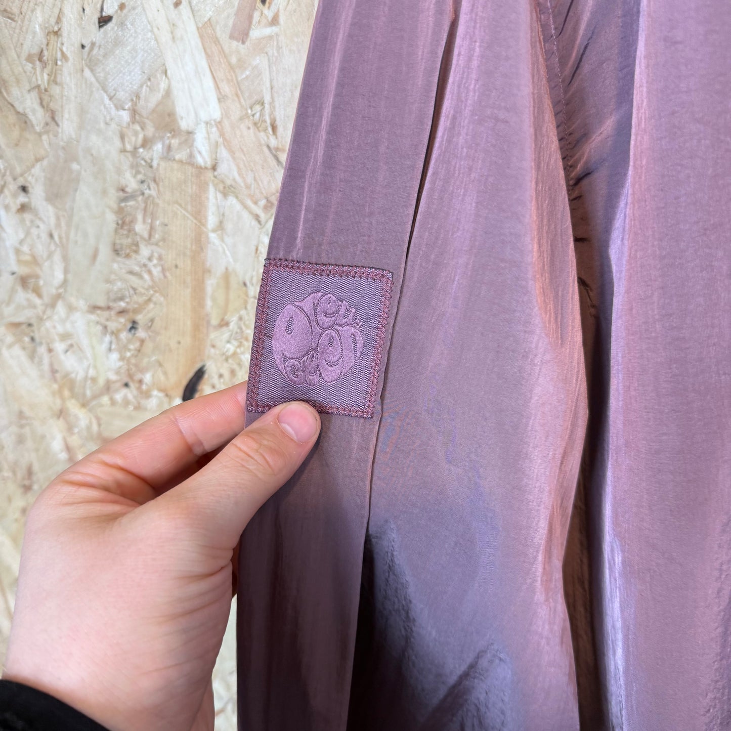 Pretty Green Purple Shimmer Light Weight Jacket Size XL