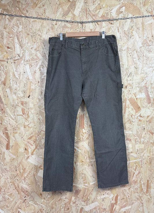 Dickies carpenter trousers grey green W36 L32