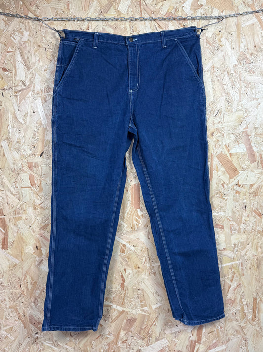 Carhartt Fr blue carpenter trousers W40 L36