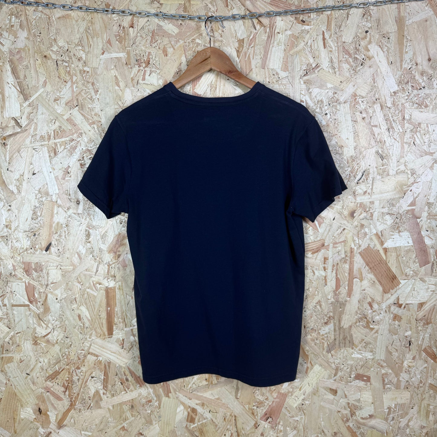 Aquascutum graphic T shirt navy blue Medium