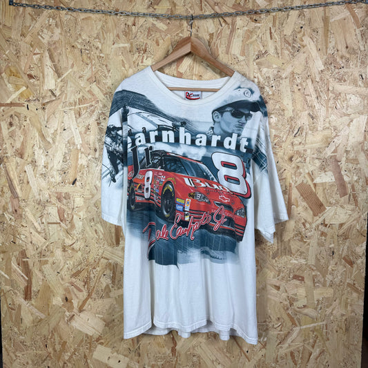 Nascar Dale Earnhardt Graphic T shirt White 2XL