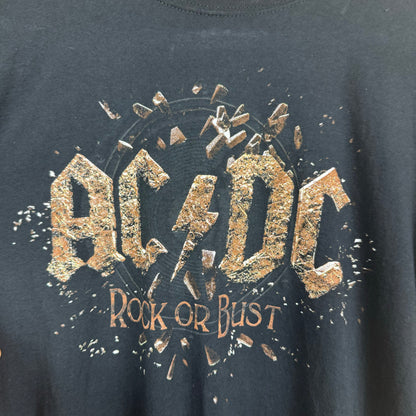 ACDC graphic rock T shirt Black Large