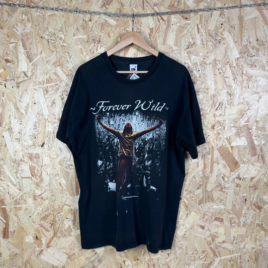 Sebastian Bach rock T shirt thrashed Black XL