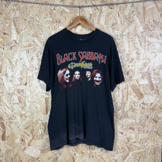 Black sabbath ozzfest Black vintage T shirt XL