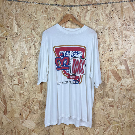 London monarchs American football Vintage T Shirt 2XL White