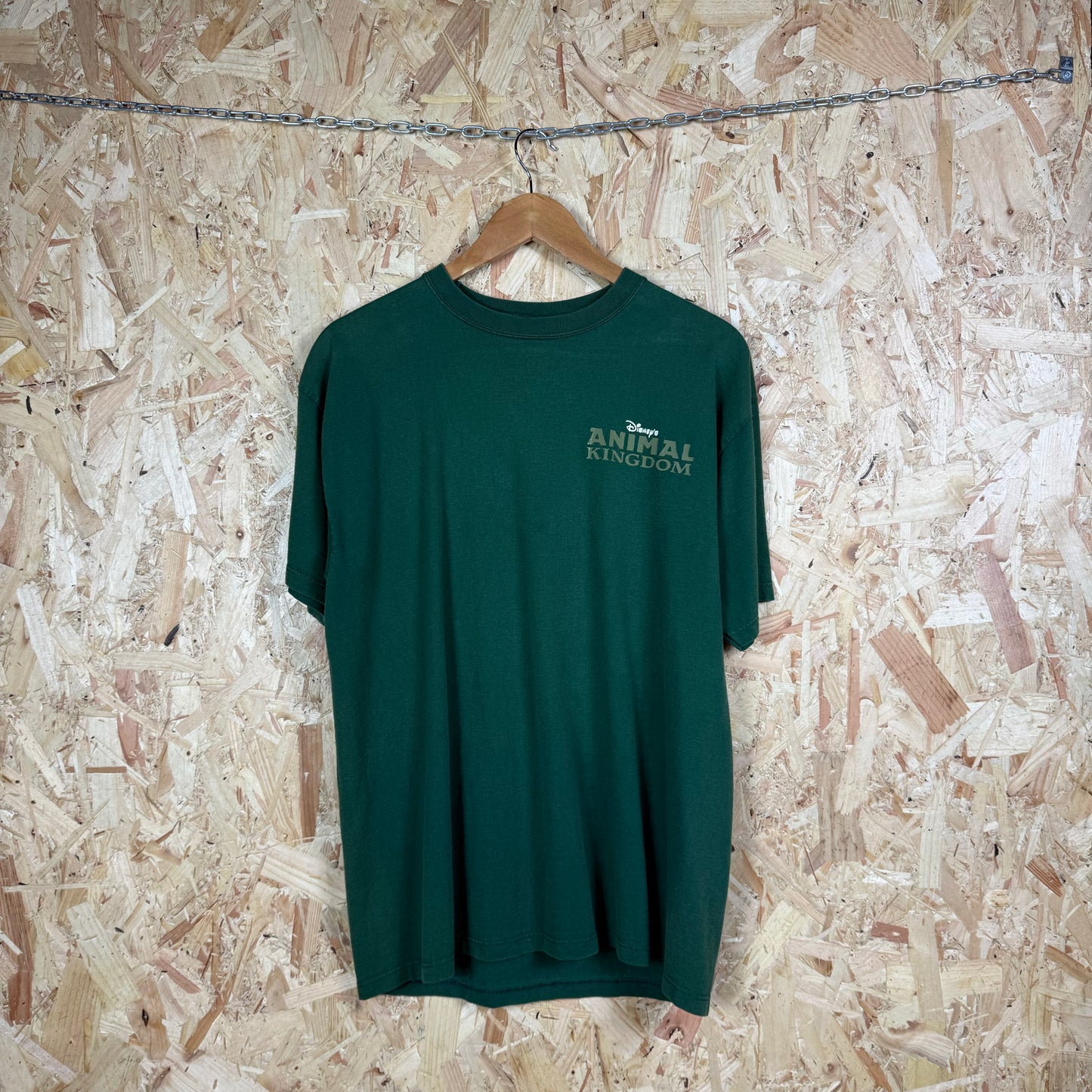 Animal Kingdom 90s Vintage T shirt Green short sleeve Medium