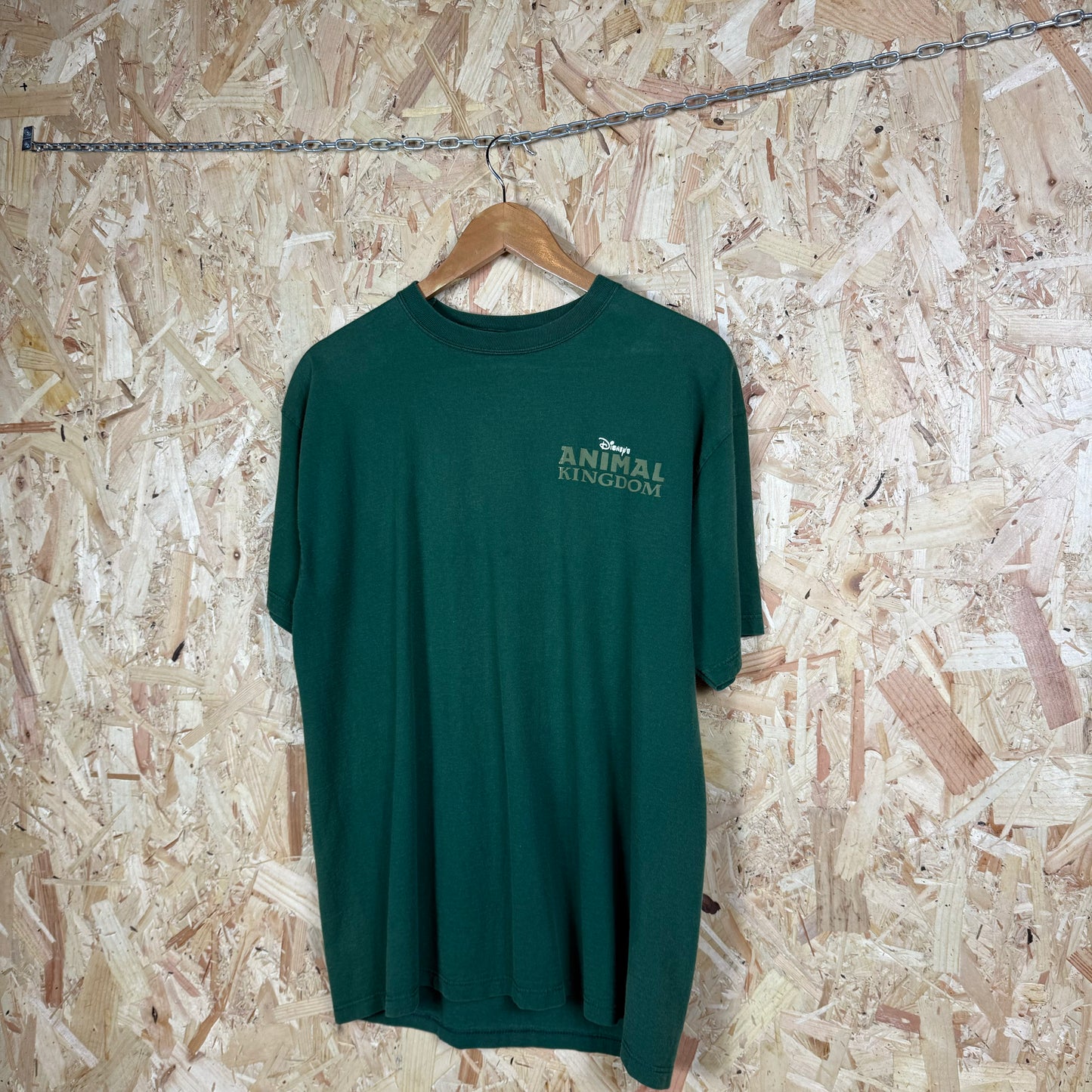 Animal Kingdom 90s Vintage T shirt Green short sleeve Medium