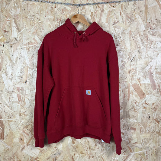 Carhartt Red Pullover Hoodie Large