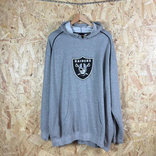 Oakland Raiders Logo Hoodie jumper grey 2XL