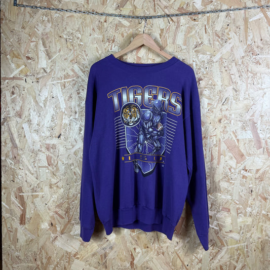 LSU Tigers college sweatshirt Purple XL