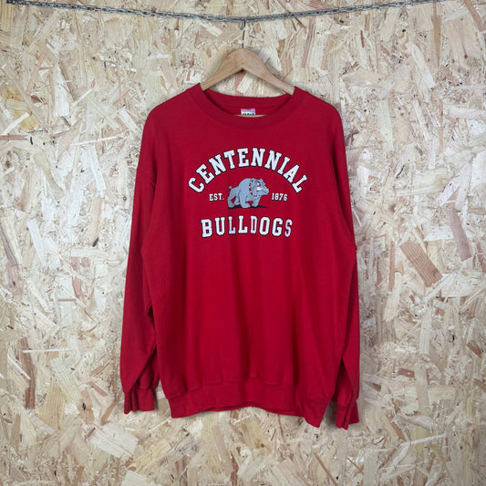 Centinal bulldogs Graphic sweatshirt red Large