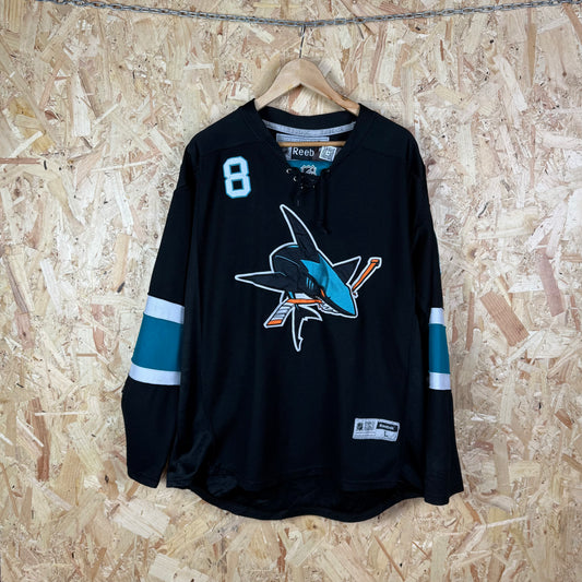 San Jose Sharks NHL jersey Black Large