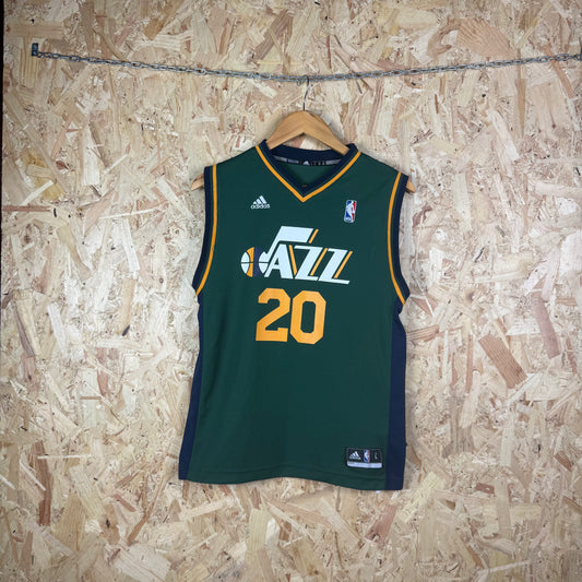 Utah Jazz Basketball jersey Green Adidas Small