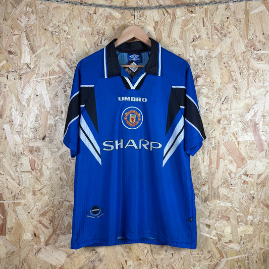 Manchester united 1996/97 Third Football shirt umbro Large