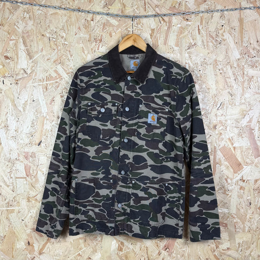Carhartt Camouflage light canvas jacket Large