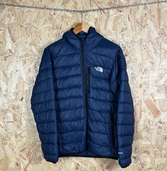 The north face hooded puffer jacket Blue Small