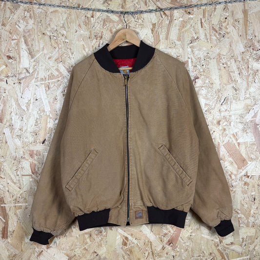 Carhartt Beige Bomber Size L