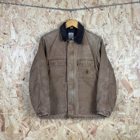 Carhartt Beige Collared Jacket Size XS/S