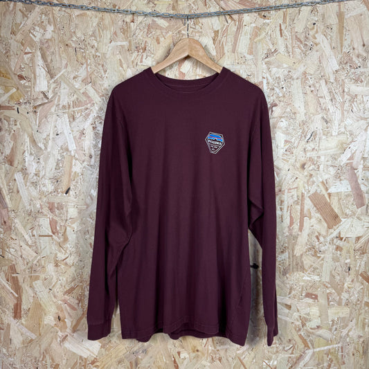 Burgundy Patagonia Long Sleeve Size XL