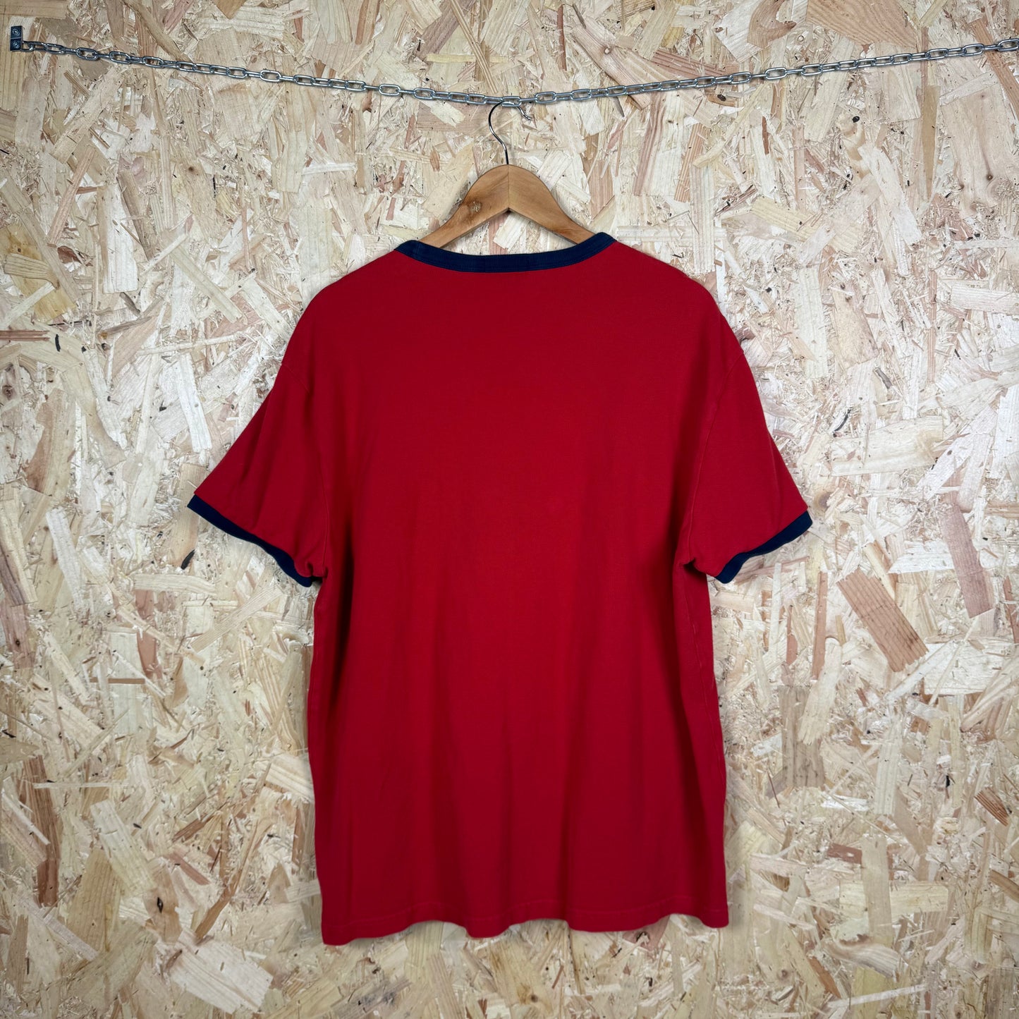 Ralf Lauren Polo Team Red Spell Out T-Shirt Size L