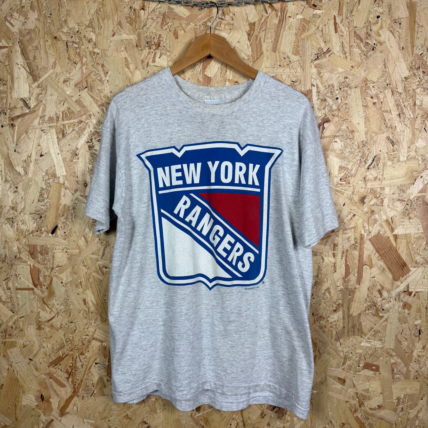 New York Rangers Grey 1994 T-Shirt Single Stitch Size L