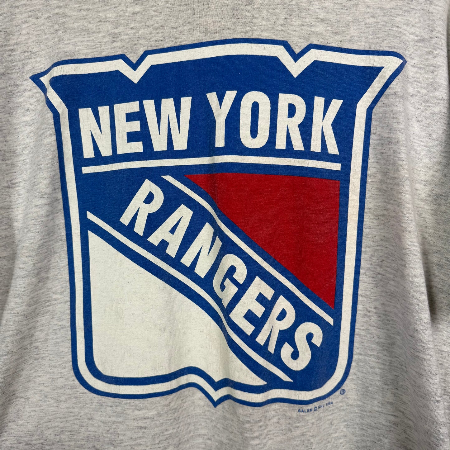 New York Rangers Grey 1994 T-Shirt Single Stitch Size L