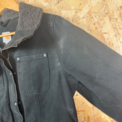 Carhartt Duck Weasley Coat Black Size L