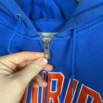 Nike Florida Blue Zip Up Hoodie Size XL