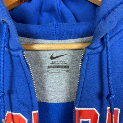 Nike Florida Blue Zip Up Hoodie Size XL