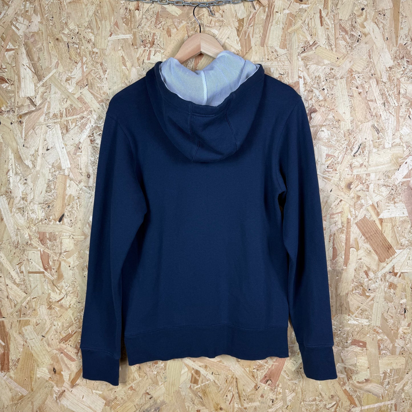 Reebook Navy Spell Out Hoodie Size S