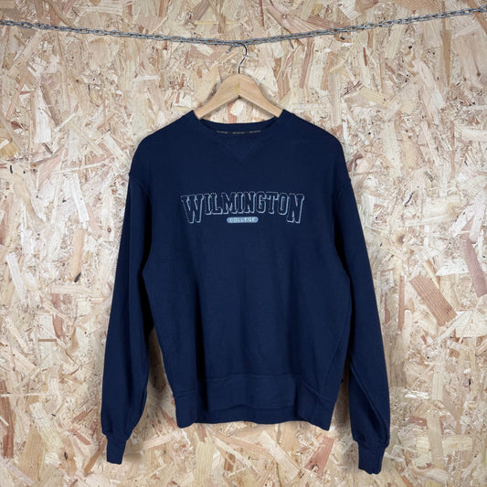 Wilmington College Navy Sweatshirt Size S