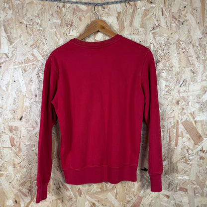 Champion Red Spell out Sweatshirt Size S