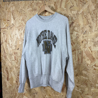 Nothe Dame Grey Sweatshirt Size XL