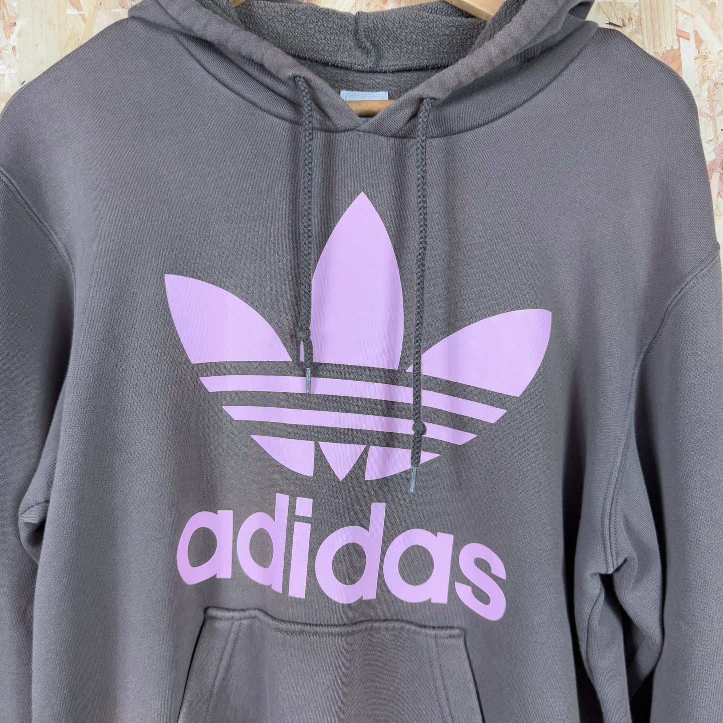 Adidas Graphic Hoodie Grey/ Green Size s