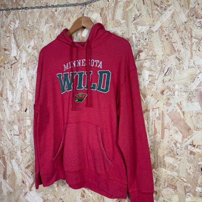 Minnesota Wild Red Hoodie Size L