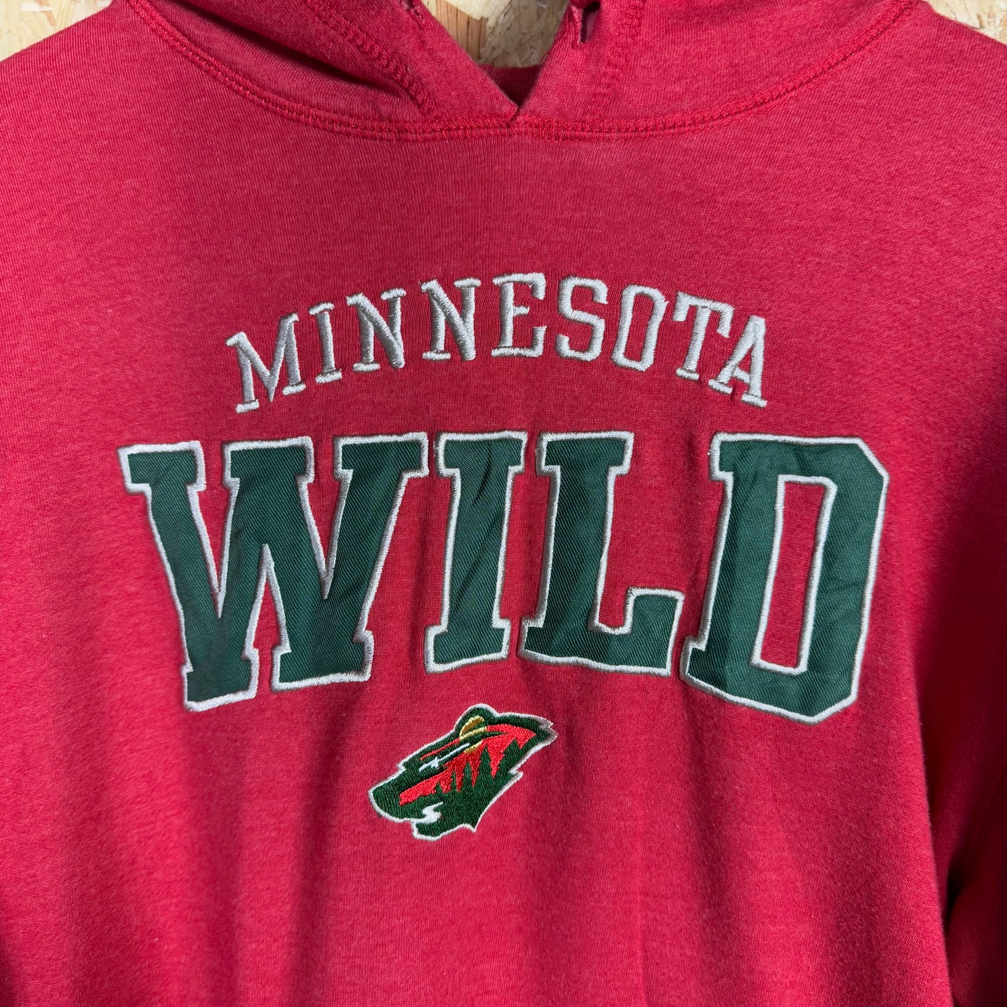 Minnesota Wild Red Hoodie Size L