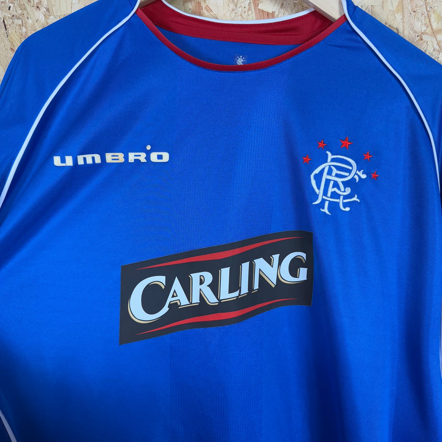 Rangers Umbro 2005/06 Long Sleeve Home Shirt Size 2XL